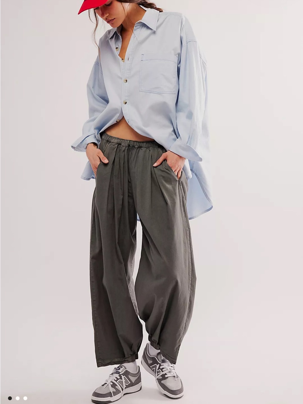 Free people To the Sky Parachute Pants XS